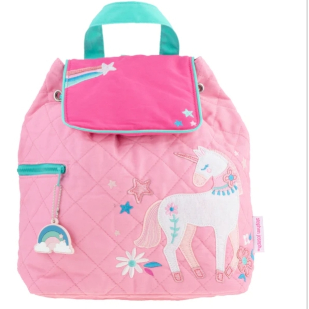 NWT- Stephen Joseph Quilted Backpack- Unicorn 🦄